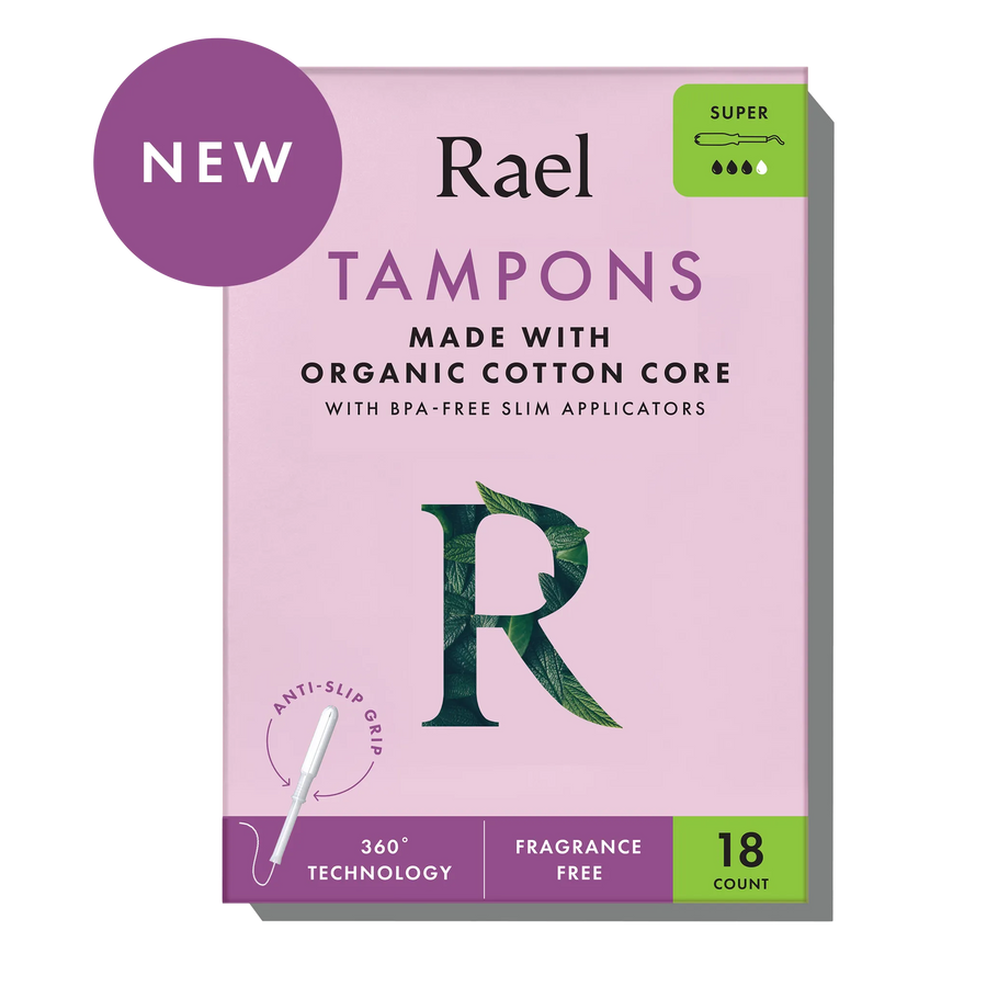 Super Slim Applicator Tampons Made With Organic Cotton H2